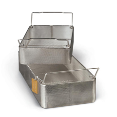 Medline Stainless Steel Wire Mesh Basket, Full Size, 3