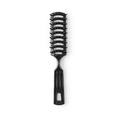 Medline Polyethylene Hair Brush, Plastic Bristles, Vented, 7.25