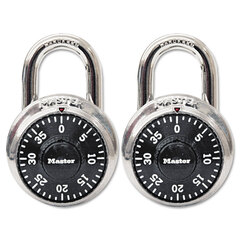 Master Lock Combination Lock, Stainless Steel, 1.87