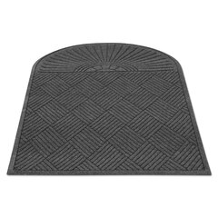 Guardian EcoGuard Diamond Floor Mat, Single Fan, 36 x 72, Charcoal