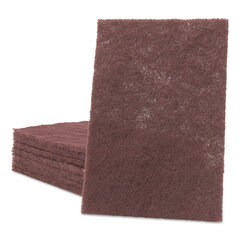 3M General Purpose Hand Pad, 6 x 9, Maroon, 60/CT