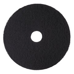 3M Low-Speed High Productivity Floor Pads 7300, 18-Inch, Black