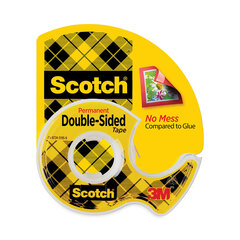 MMM136 - Scotch® 665 Double-Sided Permanent Office Tape in Hand Dispenser