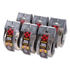 3M Box Lock Shipping Packaging Tape, 1.5