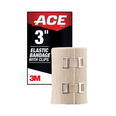 3M Elastic Bandage with E-Z Clips, 3 x 64