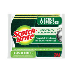 3M Heavy-Duty Scrub Sponge, 4.5 x 2.7, 0.6