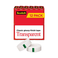 MMM600K12 - Scotch® Transparent Glossy Tape