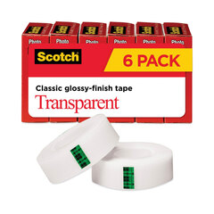 MMM600K6 - Scotch® Transparent Glossy Tape