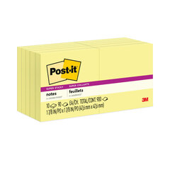 MMM62210SSCY - Post-it® Notes Super Sticky Pads in Canary Yellow