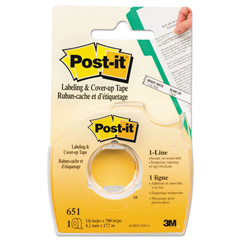 MMM651 - Post-it® Removable Cover-Up Tape