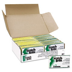 3M Medium-Duty Scrubbing Sponge, 3.6 x 6.1, 0.7