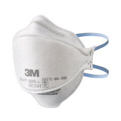 3M Aura Particulate Respirator 9205+, N95, One Size Fits All, 20/Pack