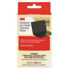 MMMCL630 - 3M Notebook Screen Cleaning Wet Wipes
