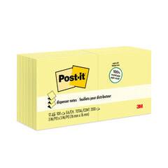 MMMR330RP12YW - Post-it® Greener Notes Original Recycled Pop-up Notes