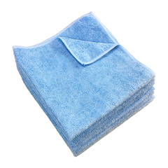 MNBM915101B - Monarch Brands - Blue Microfiber Cloth, 16 x 16, 45 gram, 1 Dozen