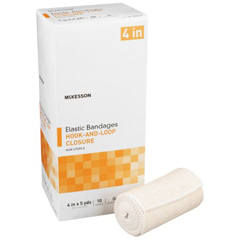 MON454620CS - McKesson - Elastic Bandage Medi-Pak® Elastic Knit 4 Inch X 5 Yard NonSterile, 10EA/BX, 5BX/CS