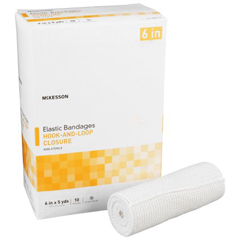 MON454621CS - McKesson - Elastic Bandage Medi-Pak® Elastic Knit 6 Inch X 5 Yard NonSterile, 10EA/BX, 5BX/CS