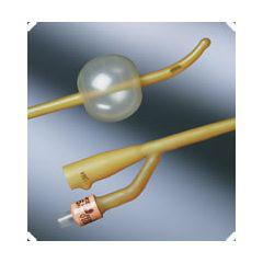 MON46070EA - Bard Medical - Foley Catheter Bardex Lubricath 2-Way Coude Tip 30 cc Balloon 16 Fr. Hydrophilic Polymer Coated Latex