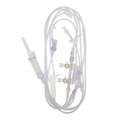 B. Braun Anesthesia IV Administration Set Caresite 15 Drops / mL Drip Rate 120 Inch Tubing 2 Ports, 50/CS