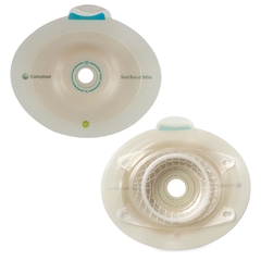 Coloplast Ostomy Barrier SenSura&reg; Mio Click Pre-Cut, Standard Wear Elastic 50 mm 2-Piece 1