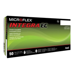 Microflex Medical Exam Glove Integra EC X-Large NonSterile Nitrile Extended Cuff Length Fully Textured Blue Not Chemo Approved, 500/CS