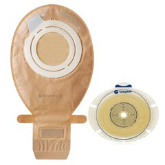 Coloplast Filtered Ostomy Pouch Kit SenSura&reg; Flex Xpro Two-Piece System Maxi 5/8 to 2-1/16 Inch Drainable Convex Light, Trim to Fit