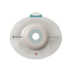 Coloplast Ostomy Barrier SenSura&reg; Mio Click Pre-Cut, Standard Wear Elastic 60 mm 2-Piece 1-3/8