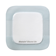 Coloplast Thin Silicone Foam Dressing Biatain&reg; Silicone Lite 2 X 2 Inch Square Adhesive with Border Sterile