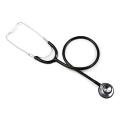 McKesson Classic Stethoscope BASIC Black 1-Tube 22 Inch Tube Double-Sided Chestpiece