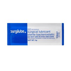 HR Pharmaceuticals Lubricant Surgilube&reg; 3 g Individual Packet Sterile