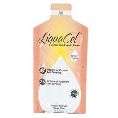 Global Health Oral Protein Supplement LiquaCel™ Peach Mango 1 oz. Pouch Ready to Use
