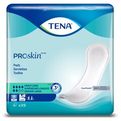 Essity TENA ProSkin™ Bladder Control Pad, Heavy, Long, 15 Inch Length, Heavy Absorbency, Dry-Fast Core™, One Size Fits Most