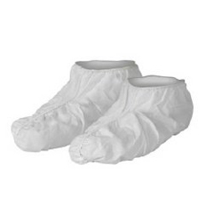 Ansell Shoe Cover KleenGuard™ A40 One Size Fits Most Shoe High Seamless Sole White NonSterile, 300/CS
