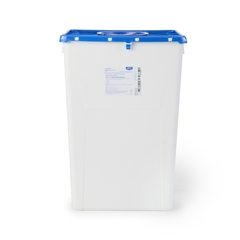 McKesson Sharps Container Prevent&reg; 24.68H X 17.3W X 13L Inch 18 Gallon White Base, Blue Lid