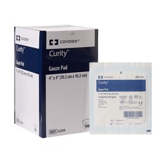 Cardinal Health Gauze Pad, 4in x 4in , 12-Ply Sterile