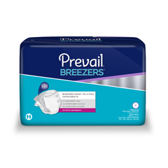 MON527367CS - First Quality - Prevail® Breezers® Ultimate Absorbency Brief, Regular, (40 to 49), 20EA/PK, 4PK/CS