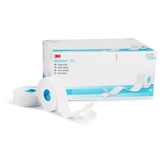 3M Dressing Retention Tape with Liner 3M Multipore Dry Water Resistant Pique 1 Inch X 5-1/2 Yard White NonSterile