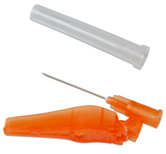 MON1019736CS - Cardinal Health - Hypodermic Needle Monoject Hinged Safety Needle 20 Gauge 1-1/2 Inch Length, 100/BX, 8BX/CS