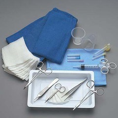Trinity Sterile Laceration Tray Sterile, 10/CS