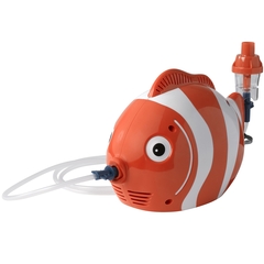 DRIVE DEVILBISS Drive™ Fish Compressor Nebulizer System Small Volume Medication Cup Pediatric Aerosol Mask Delivery