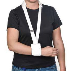 Alimed Arm Sling with Shoulder Pad AliMed&reg; Cuff and Collar Slide Buckle Closure / Hook and Loop Strap Closure One Size Fits Most, 1/EA