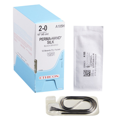 J & J Healthcare Systems Nonabsorbable Suture without Needle Perma - Hand™ SUTUPAK™ Silk Braided Size 2-0