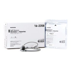 McKesson SpO2 Sensor Finger Pediatric Reusable - McKesson 16-2358 CS ...