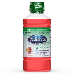 Abbott Nutrition Pediatric Oral Electrolyte Solution Pedialyte&reg; AdvancedCare™ Cherry Punch 1 Liter Bottle Ready to Use