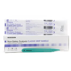 McKesson Non-Safety Scalpel with Blade General Purpose Size 10 Stainless Steel Blade Disposable, 10 EA/BX