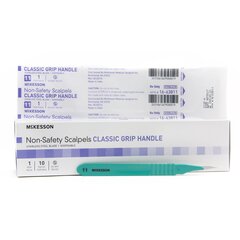 McKesson Non-Safety Scalpel with Blade General Purpose Size 11 Stainless Steel Blade Disposable, 10 EA/BX