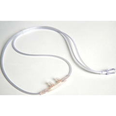 Sun Med Nasal Cannula Salter Labs&reg; Adult Curved Prong / NonFlared Tip 4 Foot O2 Line