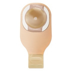 Hollister Ostomy Pouch One-Piece System 12 Inch Length 1-9/16 Inch Stoma Drainable Flat, Pre-Cut, 10/BX