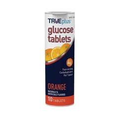 Trividia Glucose TRUEplus 10 Per Bottle Tablet Orange, 10/BT