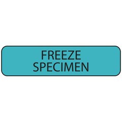Precision Dynamic Pre-Printed Label MedVision&reg; Laboratory Use Blue Paper FREEZE SPECIMEN Black Temperature Control 5/16 X 1-1/4 Inch, 1/RL